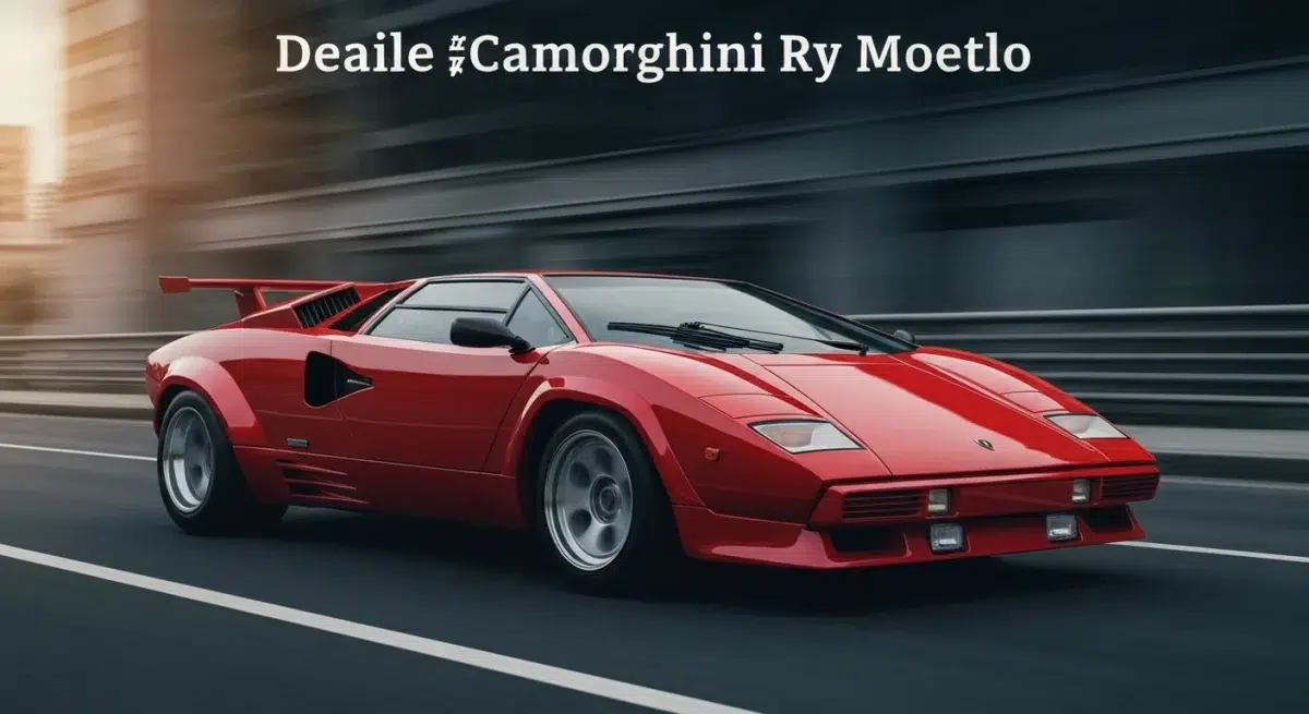 Lamborghini Countach: Icona Supercar in Scala 1/18 — modello in scala riprodotto in dettaglio