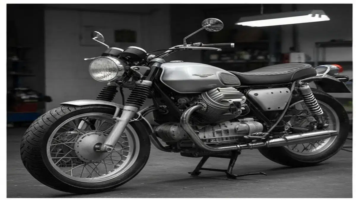 Moto Guzzi V7: La Moto Leggendaria in Miniatura — modello in scala