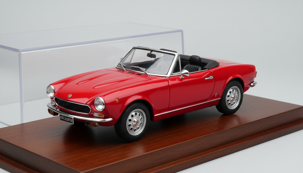 Fiat 124 Spider: Il Classico Roadster Italiano in Scala — modello in scala