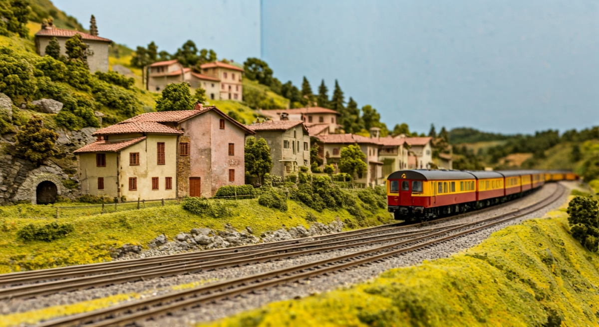 Modellismo Ferroviario Scala N: Costruire un Plastico Compatto — modello in scala