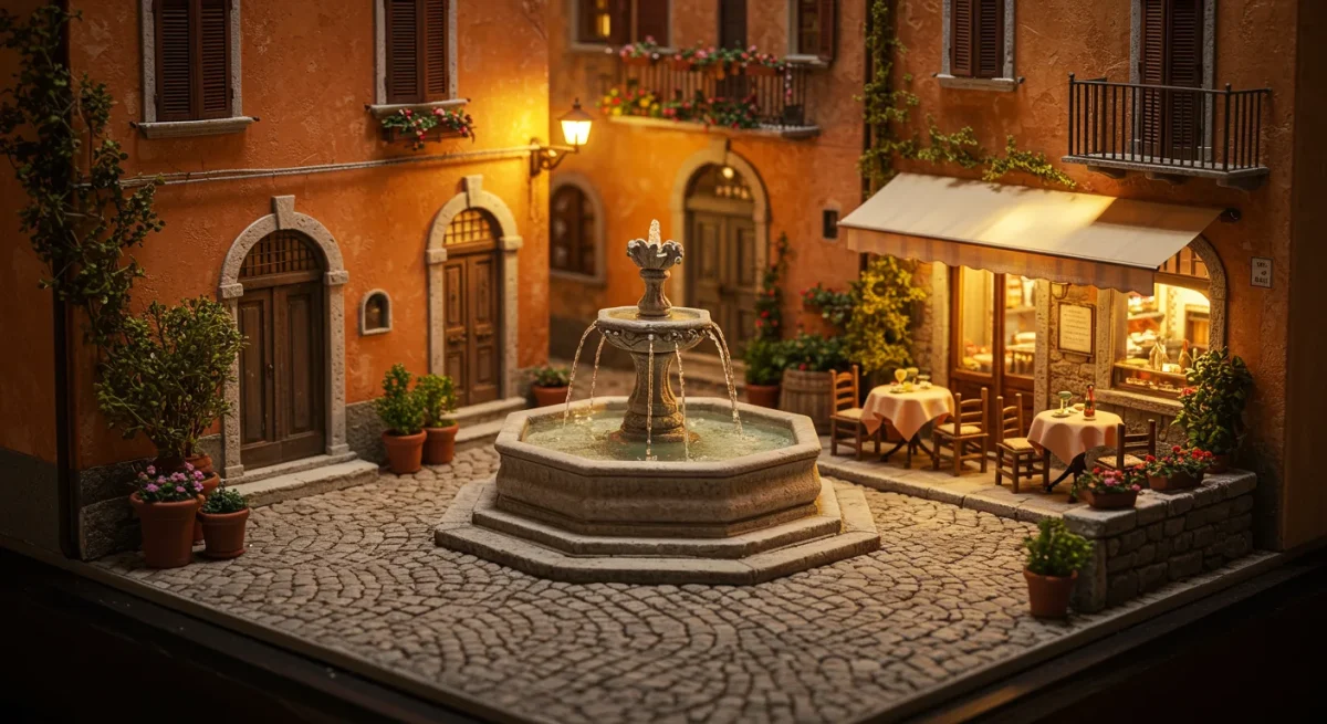 Come Creare un Diorama Urbano Italiano: Guida Completa — modello in scala